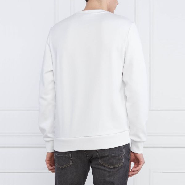 Calvin Klein Interlock Micro Logo Sweater Wit