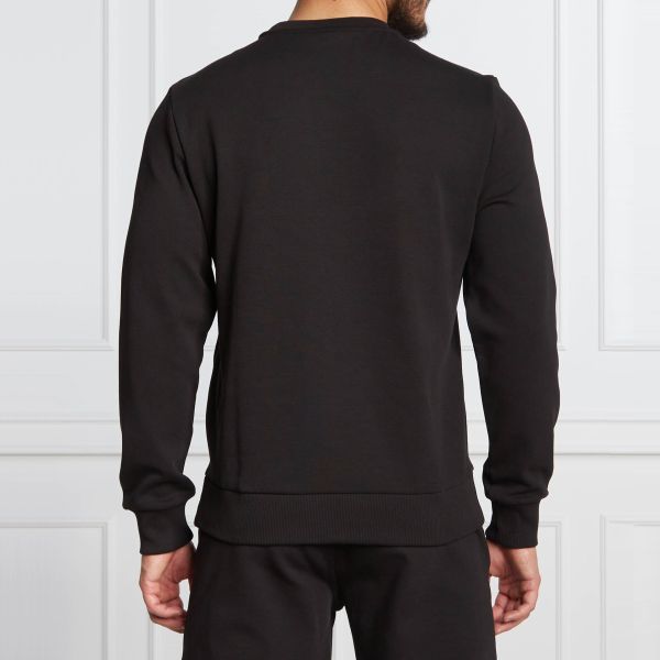 Calvin Klein Interlock Micro Logo Sweater Zwart