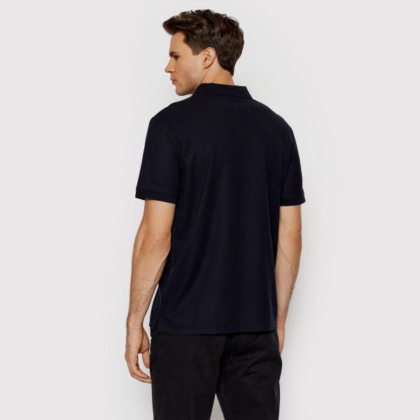 Calvin Klein Logo Slim Polo Navy