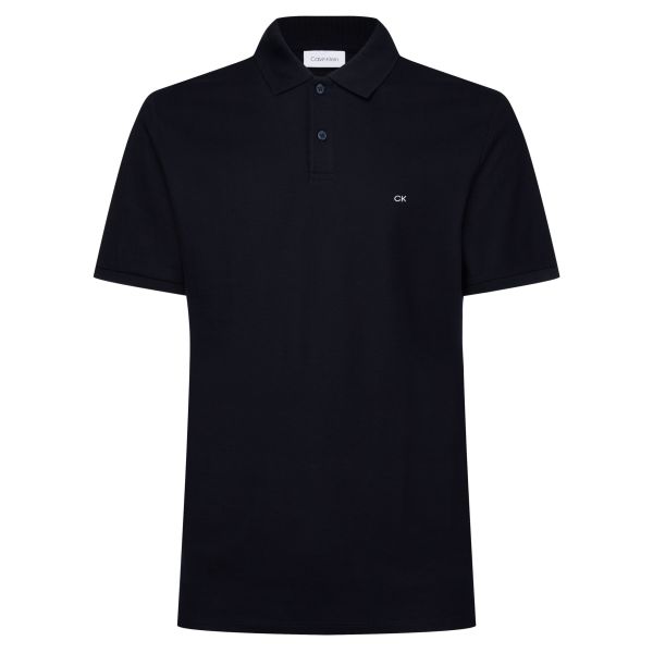 Calvin Klein Logo Slim Polo Navy