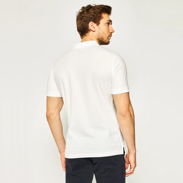 Calvin Klein Logo Slim Polo Wit