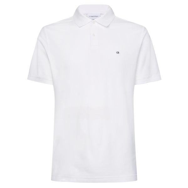 Calvin Klein Logo Slim Polo Wit