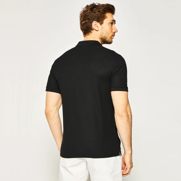 Calvin Klein Logo Slim Polo Zwart