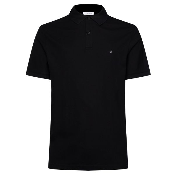 Calvin Klein Logo Slim Polo Zwart