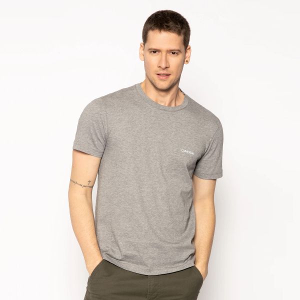 Calvin Klein Logo T-shirt Grijs