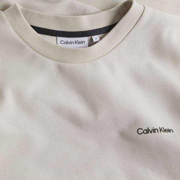 Calvin Klein Micro Logo Sweater Beige