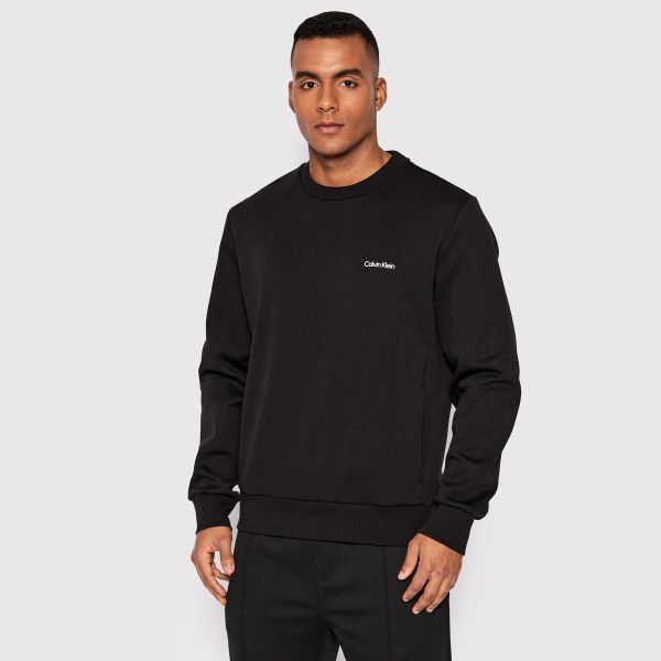 Calvin Klein Micro Logo Sweater Zwart