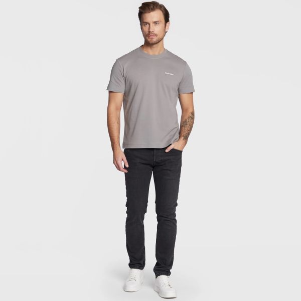 Calvin Klein Micro Logo T-shirt Grijs