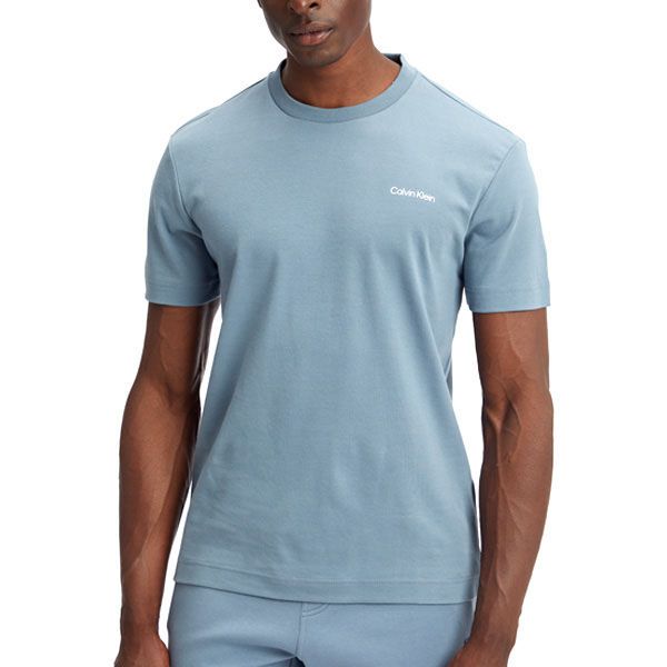 Calvin Klein Micro Logo T-shirt Grijs/Blauw