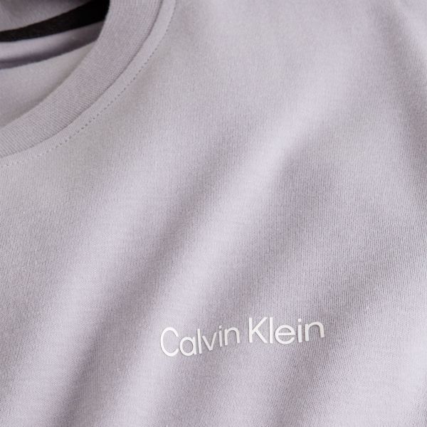 Calvin Klein Micro Logo T-shirt Licht Grijs