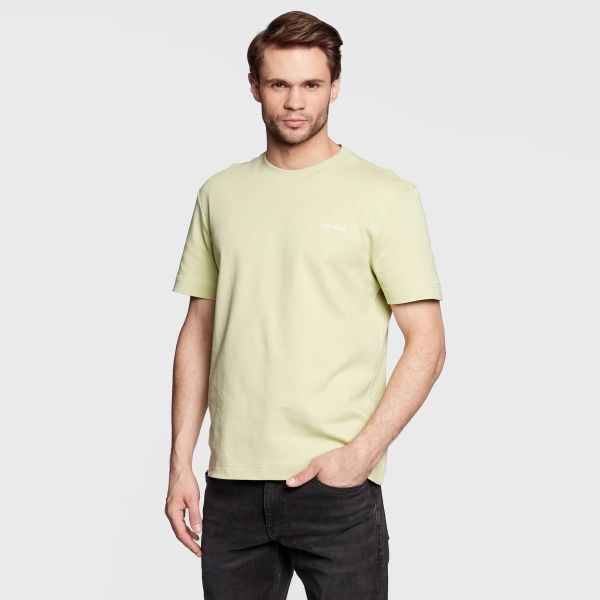 Calvin Klein Micro Logo T-shirt Licht Groen