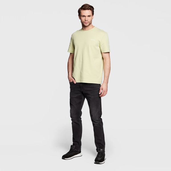 Calvin Klein Micro Logo T-shirt Licht Groen