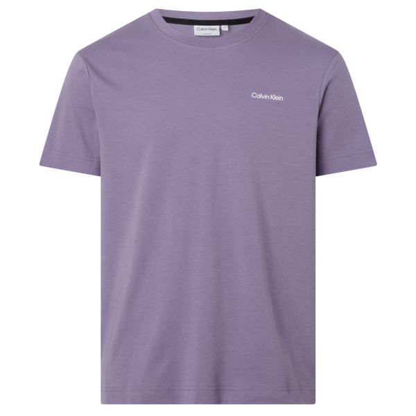 Calvin Klein Micro Logo T-shirt Paars