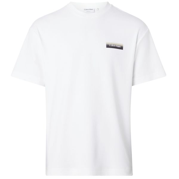 Calvin Klein Ombre Back Print T-shirt Wit