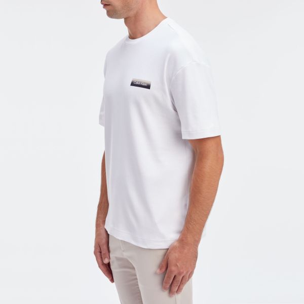 Calvin Klein Ombre Back Print T-shirt Wit