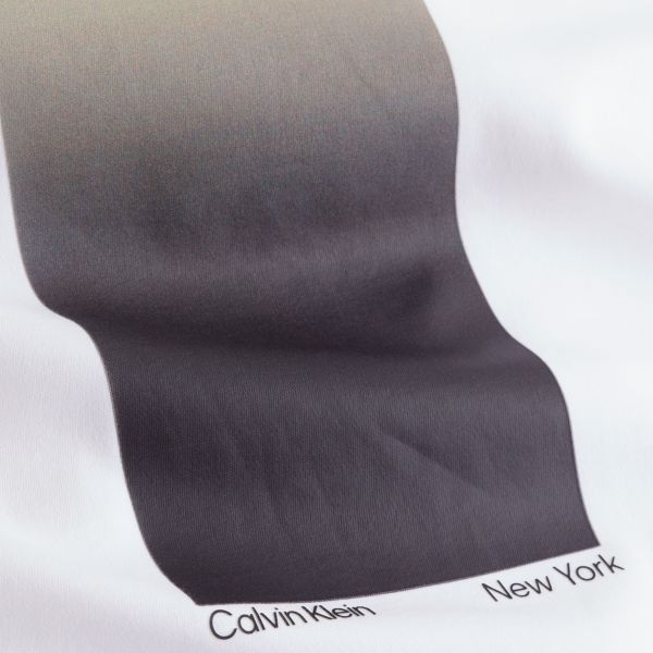 Calvin Klein Ombre Back Print T-shirt Wit