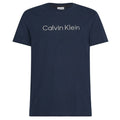 Calvin Klein Raised Striped Logo T-shirt Navy