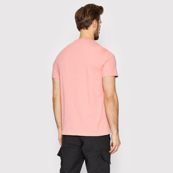 Calvin Klein Raised Striped Logo T-shirt Roze