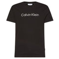 Calvin Klein Raised Striped Logo T-shirt Zwart