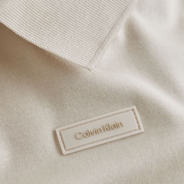 Calvin Klein Smooth Slim Polo Beige