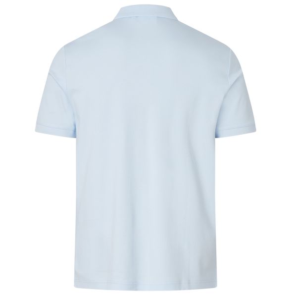 Calvin Klein Smooth Slim Polo Licht Blauw