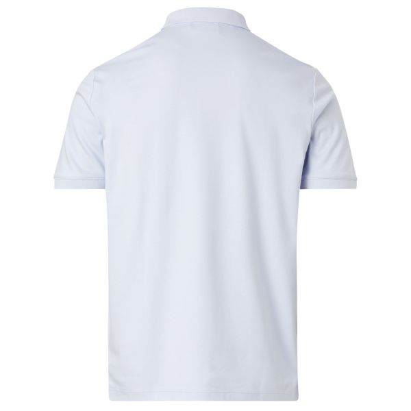 Calvin Klein Smooth Slim Polo Licht Blauw