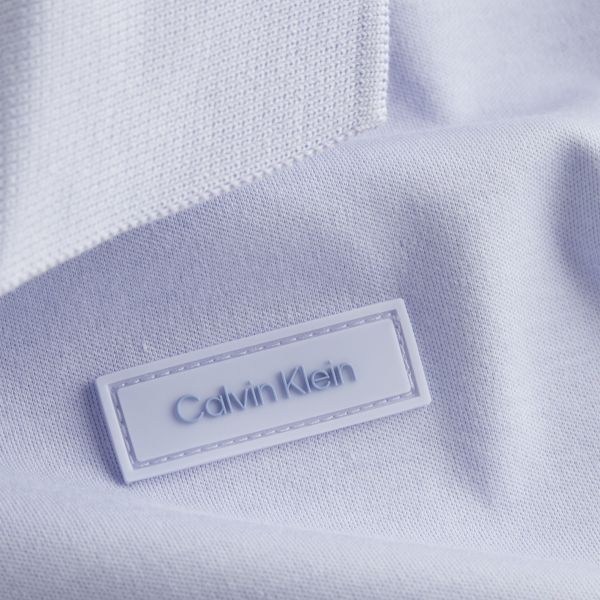 Calvin Klein Smooth Slim Polo Licht Blauw