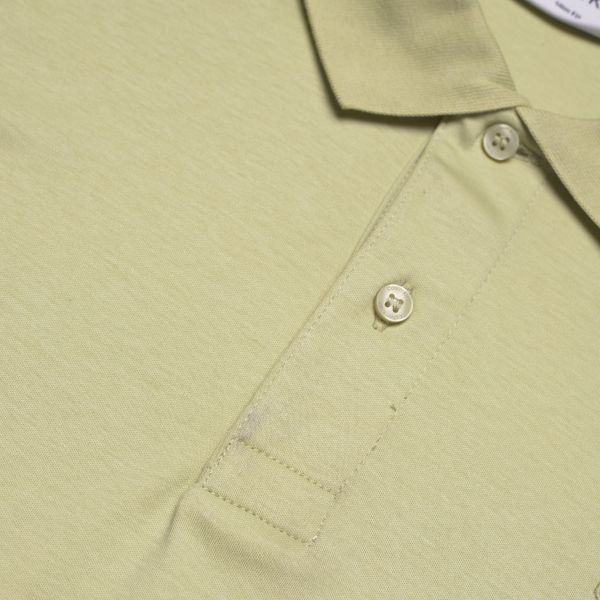 Calvin Klein Smooth Slim Polo Licht Groen