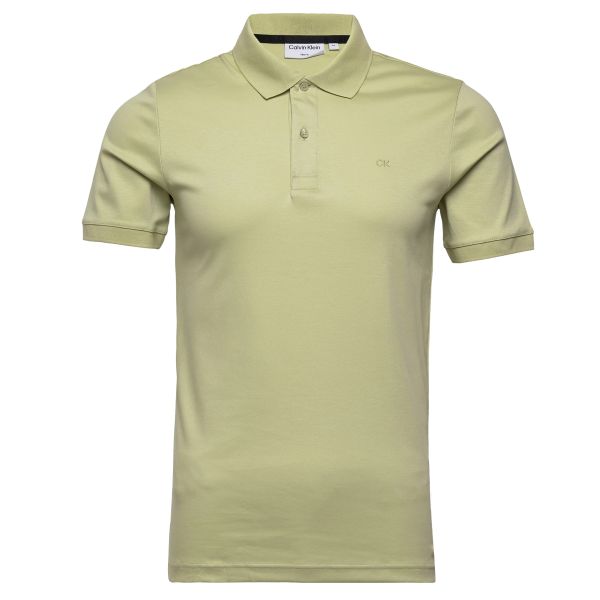 Calvin Klein Smooth Slim Polo Licht Groen