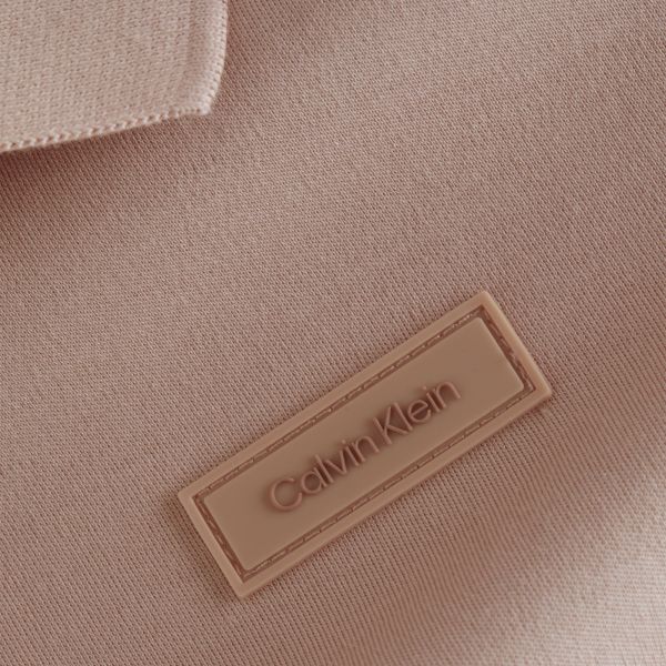 Calvin Klein Smooth Slim Polo Licht Roze