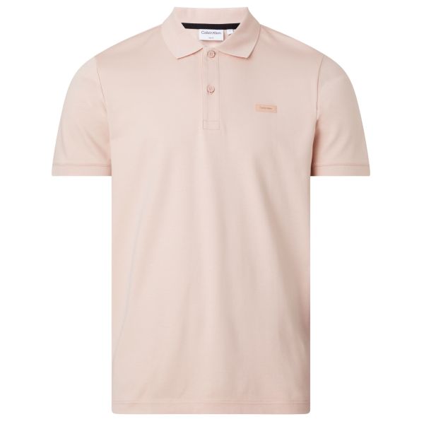 Calvin Klein Smooth Slim Polo Licht Roze