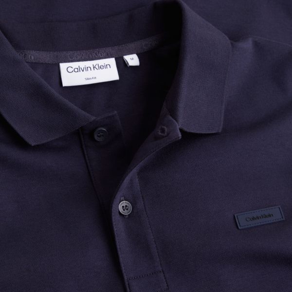 Calvin Klein Smooth Slim Polo Navy