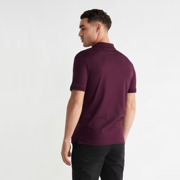 Calvin Klein Smooth Slim Polo Paars