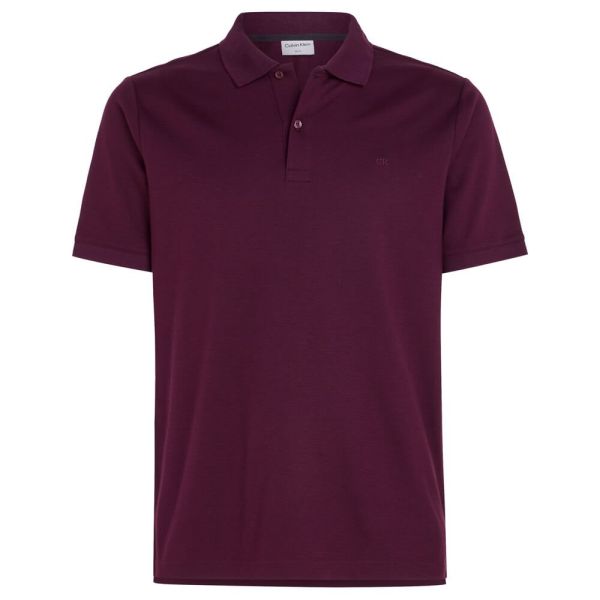 Calvin Klein Smooth Slim Polo Paars