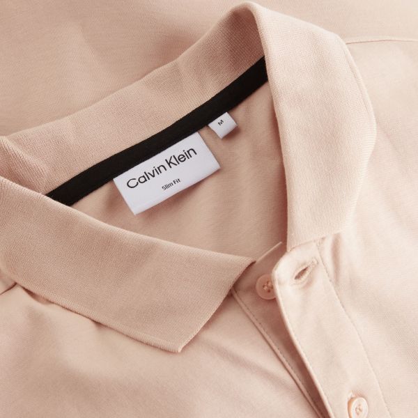 Calvin Klein Smooth Slim Polo Peach