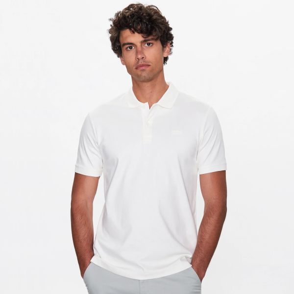 Calvin Klein Smooth Slim Polo Wit