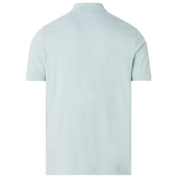 Calvin Klein Stretch Pique Slim Polo Licht Blauw