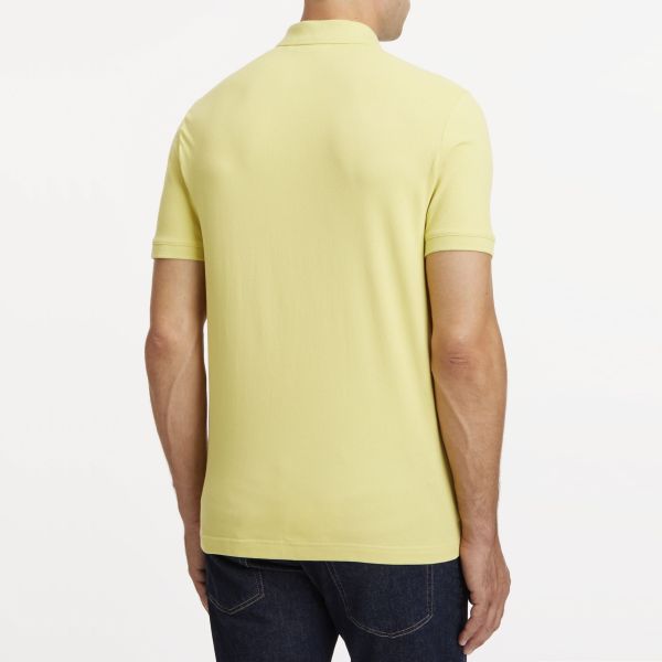 Calvin Klein Stretch Pique Slim Polo Lime