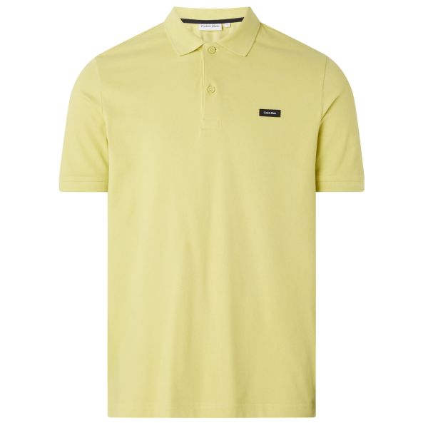 Calvin Klein Stretch Pique Slim Polo Lime