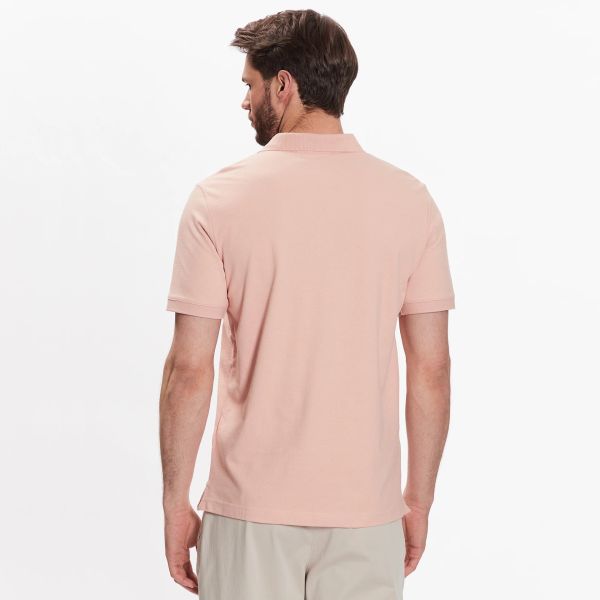 Calvin Klein Stretch Pique Slim Polo Peach