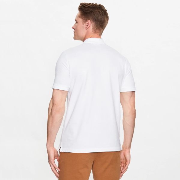 Calvin Klein Stretch Pique Slim Polo Wit