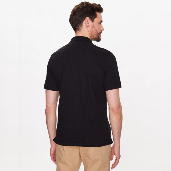 Calvin Klein Stretch Pique Slim Polo Zwart