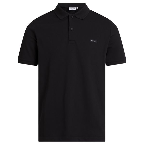 Calvin Klein Stretch Pique Slim Polo Zwart