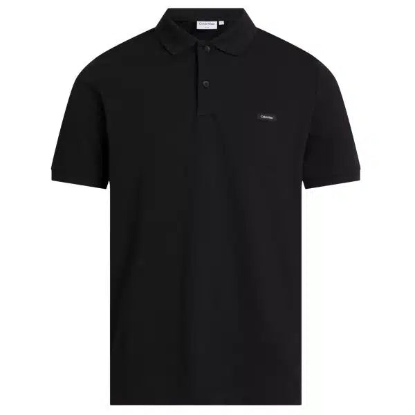Calvin Klein Stretch Pique Slim Polo Zwart