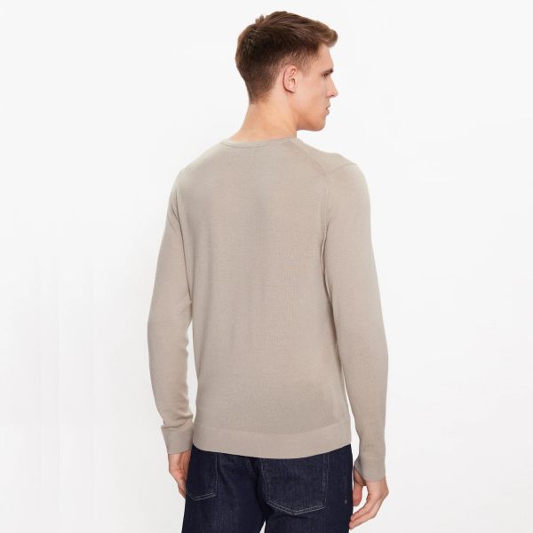Calvin Klein Superior Merino Sweater Beige