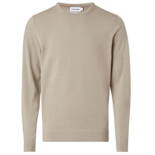 Calvin Klein Superior Merino Sweater Beige