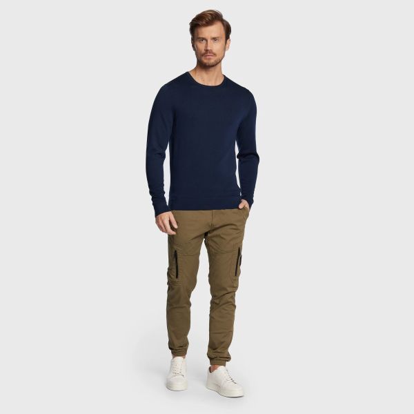Calvin Klein Superior Merino Sweater Navy