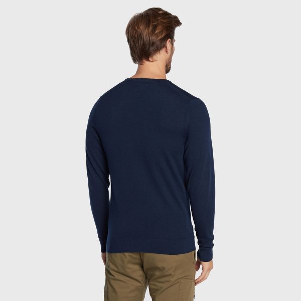 Calvin Klein Superior Merino Sweater Navy