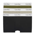 Calvin Klein Trunk Boxer 3-Pack Groen/Beige/Zwart