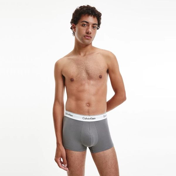 Calvin Klein Trunk Boxer 3-Pack Navy/Licht Blauw/Grijs
